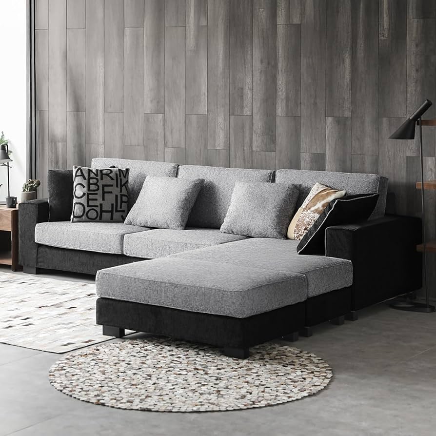 Amazon｜アルモニア (Armonia) カウチソファ ファブリック 3人掛け 【K